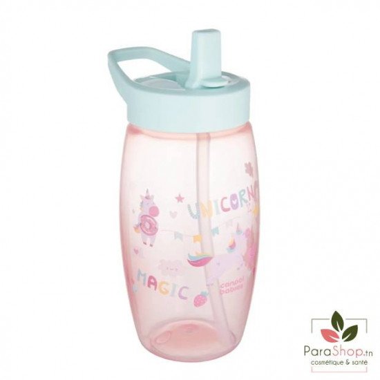 CANPOL BABIES Gourde avec Bec Pliable 400ML - 56/618 - Licorne Rose CANPOL BABIES Gourde avec Bec Pliable 400ML - 56/618 - Licorne Rose