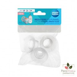 CANPOL BABIES Jeu de 3 Têterelles 19cm 21cm 24cm pour tire-lait 20/106 - 20/114