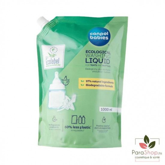 CANPOL BABIES Liquide de Lavage Tetines et Biberons 1000ML - 1/501 CANPOL BABIES Liquide de Lavage Tetines et Biberons 1000ML - 1/501