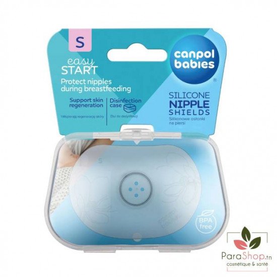 CANPOL BABIES Protections Mamelon Silicone Easystart S - 18/602