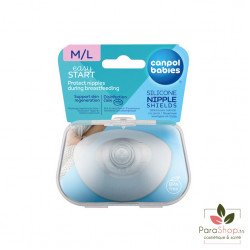 CANPOL BABIES Protections Mamelon Silicone Easystart L - 18/603  CANPOL BABIES Protections Mamelon Silicone Easystart L - 18/603