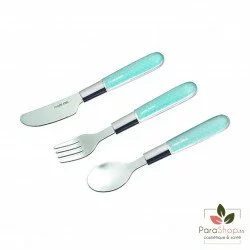 CANPOL BABIES Set 3 Couverts en Acier Inoxydable 9/477