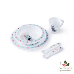 CANPOL BABIES Set 5 Pieces CUTE ANIMALS Bleu - 4/401 CANPOL BABIES Set 5 Pieces CUTE ANIMALS Bleu - 4/401