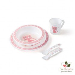 CANPOL BABIES Set 5 Pieces CUTE ANIMALS Rose - 4/401 CANPOL BABIES Set 5 Pieces CUTE ANIMALS Rose - 4/401