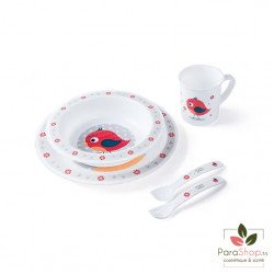 CANPOL BABIES Set 5 Pieces CUTE ANIMALS Rouge - 4/401 CANPOL BABIES Set 5 Pieces CUTE ANIMALS Rouge - 4/401