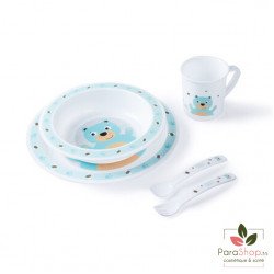 CANPOL BABIES Set 5 Pieces CUTE ANIMALS Turquoise - 4/401 CANPOL BABIES Set 5 Pieces CUTE ANIMALS Turquoise - 4/401