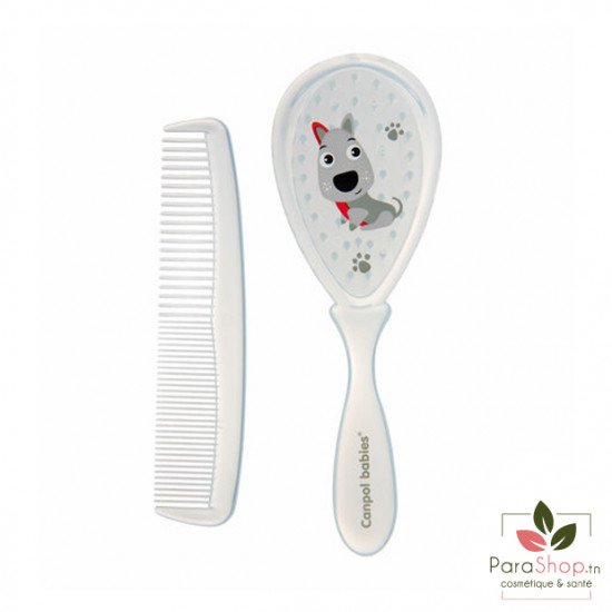 CANPOL BABIES SET BROSSE + PEIGNE COLLECTION TEDDY - 2/419