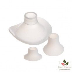 CANPOL BABIES Set de 3 têterelles de Rechange 19/21/24 mm pour Tire Lait Mains Libres - 20/108