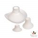 CANPOL BABIES Set de 3 têterelles de Rechange 19/21/24 mm pour Tire Lait Mains Libres - 20/108