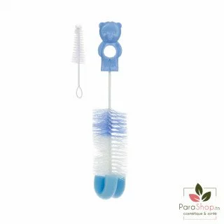 Goupillon 2-en-1 Badabulle Pour Biberons Et Tétines - Nettoyage Facile