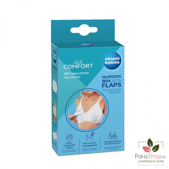 CANPOL BABIES Soutien Gorge d'Allaitement Coton 75/A - 26/751 