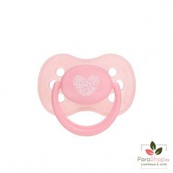 CANPOL BABIES SUCETTE ANATOMIQUEE SILICONE 6-18M PASTELOVE - 22/417