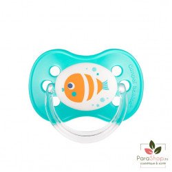 CANPOL BABIES Sucette Cerise Nature Silicone 0-6M - 22/410