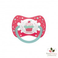 CANPOL BABIES SUCETTE SYMETRIQUE SILICONE CUPCAKE +18M ROSE - 23/284 CANPOL BABIES SUCETTE SYMETRIQUE SILICONE CUPCAKE +18M ROSE - 23/284