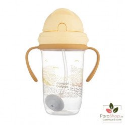 CANPOL BABIES Tasse Anti Fuites avec Paille 270ML MOUNTAINS Jaune - 56/620_bei 
