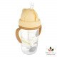 CANPOL BABIES Tasse Anti Fuites avec Paille 270ML MOUNTAINS Jaune - 56/620_bei CANPOL BABIES Tasse Anti Fuites avec Paille 270ML MOUNTAINS Jaune - 56/620_bei