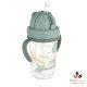 CANPOL BABIES Tasse Anti Fuites avec Paille 270ML MOUNTAINS Vert - 56/620_gre