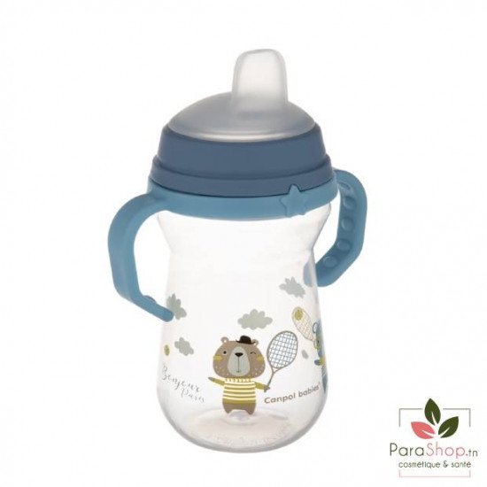 CANPOL BABIES Tasse FirstCup Bonjour Paris 250ML Bleu - 56/613_blu CANPOL BABIES Tasse FirstCup Bonjour Paris 250ML Bleu - 56/613_blu
