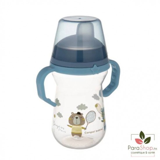CANPOL BABIES Tasse FirstCup Bonjour Paris 250ML Bleu - 56/613_blu CANPOL BABIES Tasse FirstCup Bonjour Paris 250ML Bleu - 56/613_blu