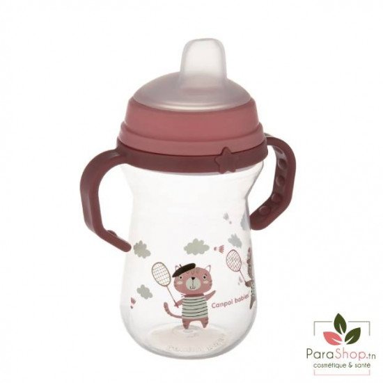 CANPOL BABIES Tasse FirstCup Bonjour Paris 250ML Rose - 56/613_pin CANPOL BABIES Tasse FirstCup Bonjour Paris 250ML Rose - 56/613_pin