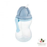 CANPOL BABIES Tasse Sport avec Paille Retractable Bleue - 56/113