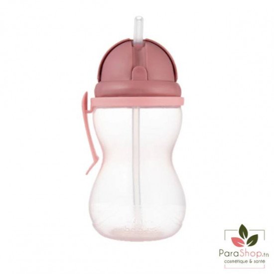 CANPOL BABIES Tasse Sport avec Paille Retractable Rose - 56/113 