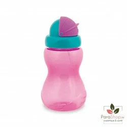 CANPOL BABIES Tasse Sport avec Paille Retractable Rose 56/109
