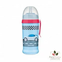 CANPOL BABIES Tasse Sport avec Paille et Couvercle Bleue 56/516
