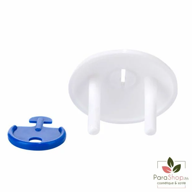 Lot De 10 Cache-prises De Sécurité Pour Bébé - Blanc ABS, 3,7x1,5 Cm - Normes Allemandes, Double Sécurité - Anti-choc électrique