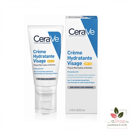 CeraVe Crème Hydratante Visage SPF25 52ML