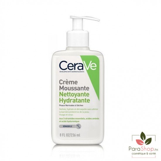 CeraVe Creme Moussante Nettoyante Hydratante 236ML