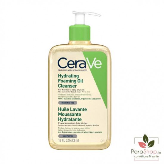 CERAVE HUILE LAVANTE MOUSSANTE HYDRATANTE 473ML CERAVE HUILE LAVANTE MOUSSANTE HYDRATANTE 473ML