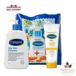 Cetaphil Pack Sun Light Gel + Lotion Nettoyante Peaux Grasses 236ML