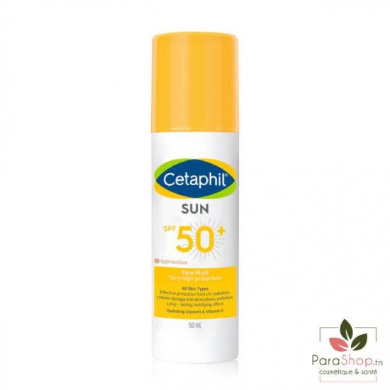 Cetaphil Sun Face Fluid Teinte SPF 50+ 50ML Cetaphil Sun Face Fluid Teinte SPF 50+ 50ML