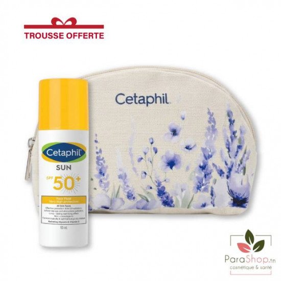 Cetaphil Trousse Sun Face Fluid Teinte SPF 50+ 50ML Cetaphil Trousse Sun Face Fluid Teinte SPF 50+ 50ML