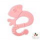 CHICCO ANNEAU DENTITION IGUANE - 2M+ ROSE