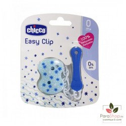 Chicco Attache Sucette Clip avec Chaîne  Chicco Attache Sucette Clip avec Chaîne