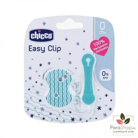 Chicco Attache Sucette Clip avec Chaîne 