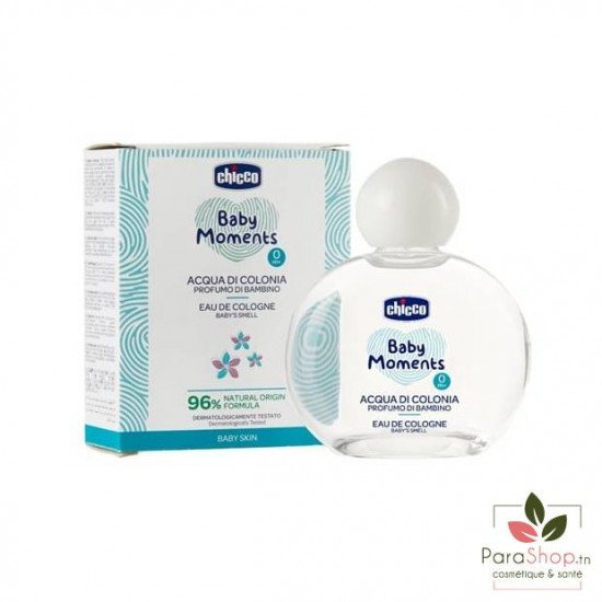 CHICCO BABY MOMENTS EAU DE COLOGNE SMELL 100ML CHICCO BABY MOMENTS EAU DE COLOGNE SMELL 100ML