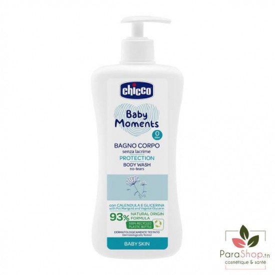 CHICCO Baby Moments Gel douche Protection 500ML CHICCO Baby Moments Gel douche Protection 500ML