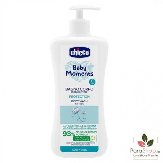CHICCO Baby Moments Gel douche Protection 750ML