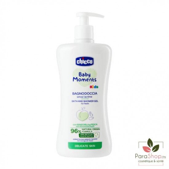 CHICCO Baby Moments Kids Gel Douche 500ML CHICCO Baby Moments Kids Gel Douche 500ML