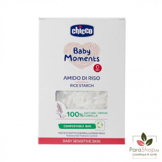 CHICCO Baby Moments Poudre d'amidon de riz 250Gr CHICCO Baby Moments Poudre d'amidon de riz 250Gr
