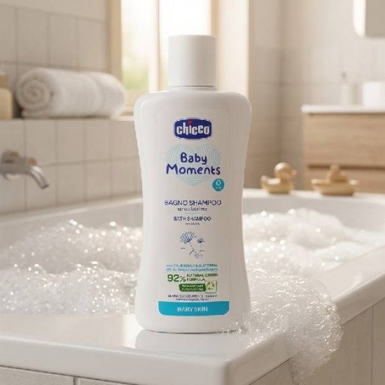 CHICCO BABY MOMENTS SHAMPOING CHEVEUX ET CORPS 200ML