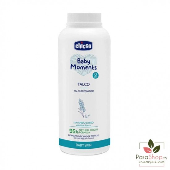 CHICCO BABY MOMENTS TALC POUDRE 150GR