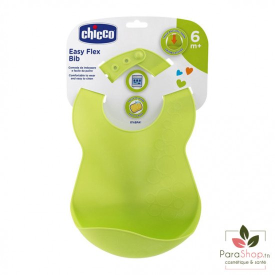 CHICCO Bavoir Souple avec Récupérateur 6m+