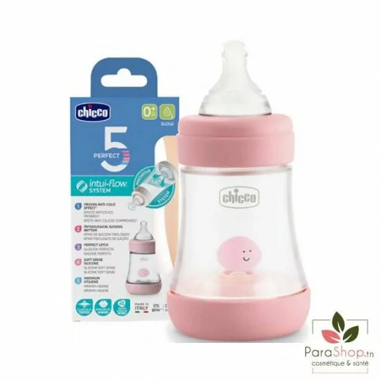 Chicco ORIGINAL TOUCH Biberon Anti Colique avec Tétine en Latex 100