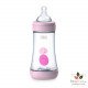 CHICCO BIBERON PERFECT 5 Flux Moyen 2M+ 240ML Rose CHICCO BIBERON PERFECT 5 Flux Moyen 2M+ 240ML Rose