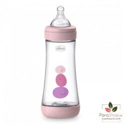 CHICCO BIBERON PERFECT 5 Flux Rapide 4M+ 300ML Rose