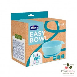 Chicco Bol en Silicone avec Ventouse 6M+ - Vert d'Eau